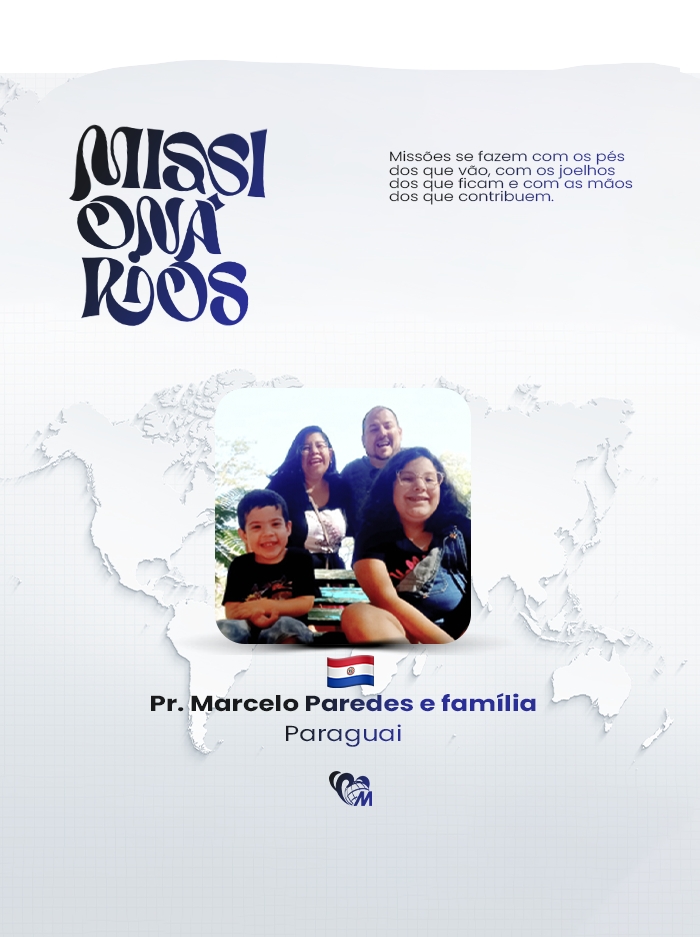 Oferta | Pr. Marcelo Paredes e família (0,88)