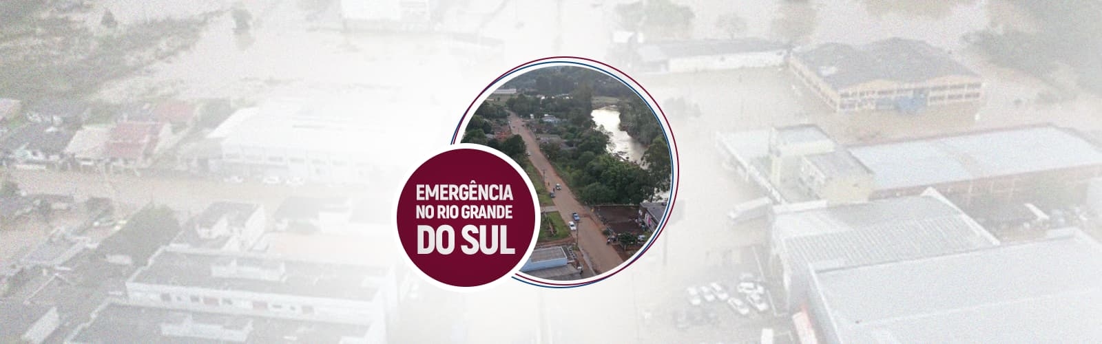 Campanha de apoio às igrejas no socorro às populações atingidas pelo ciclone e pela forte chuva no Rio Grande do Sul.
